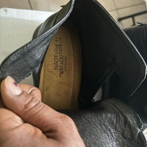 NAOT Black Leather Women’s Ankle Boots